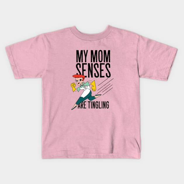 Mom Senses Dexter's Laboratory Kids T-Shirt by Perpetual Brunch